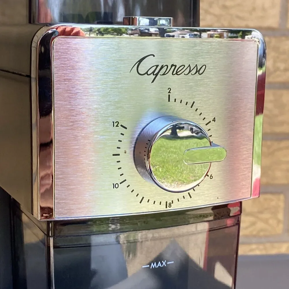 Jura Capresso Coffee Burr Grinder 591 Espresso Coffee Bean Grinder-tested works